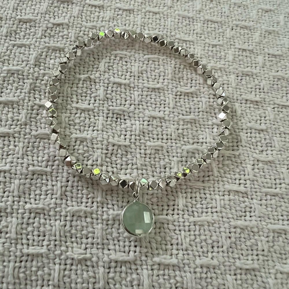 Teal & Druzy Crystal bracelet set - Picture 2 of 4